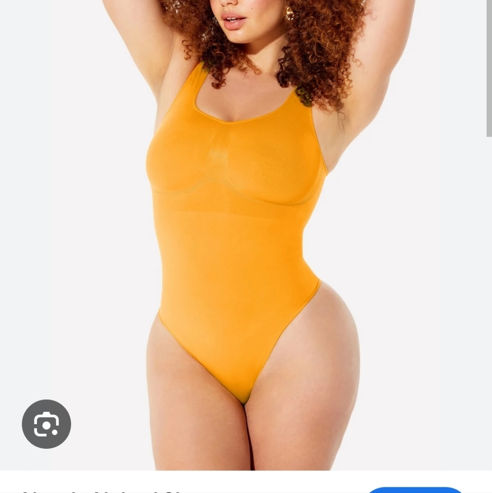 NWT Nearly Naked Shapewear Thong Bodysuit - Yitty Mimosa